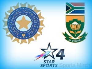 India vs South Africa 2015 series Live Streaming and broadcasters.