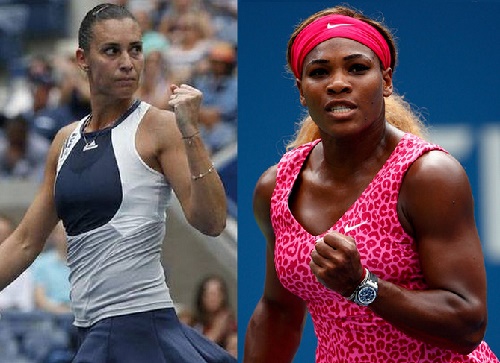 Serena Williams vs Flavia Pennetta.