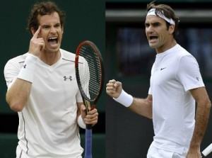 Roger Federer vs Andy Murray.