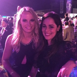 Ana Ivanovic and Caroline Wozniacki Party at Katy Perry show in UAE.