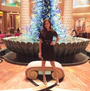Ana Ivanovic in Dubai show.