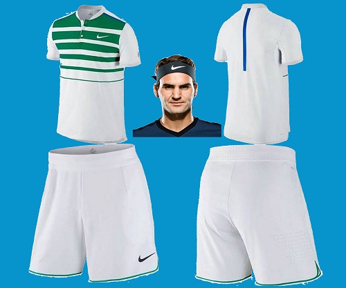 Roger Federer outfit for Australian Open 2016.