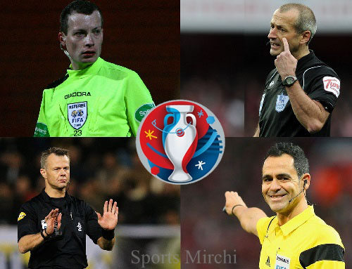 UEFA announced List of Referees for Euro 2016.