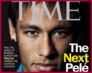 Neymar Jr on Times magazine cover