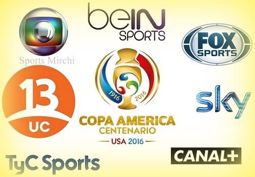 Copa America 2016 TV listings, Live Streaming, Broadcast.