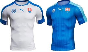 Slovakia kit for European cup 2016.