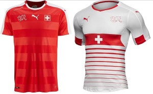 Switzerland official t-shirt for 2016 Euro Cup.