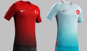 Turkey soccer team kit for Euro Cup 2016.