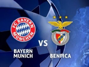 Benfica vs Bayern München live streaming