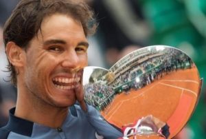 Rafael Nadal won 2016 Monte Carlo Masters.