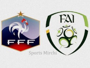 France vs Republic of Ireland Head to Head.
