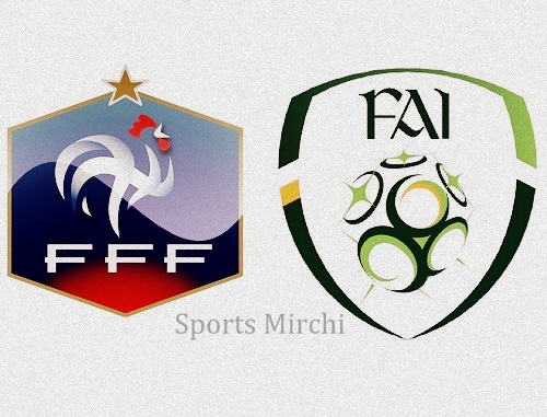 France vs Republic of Ireland Head to Head.