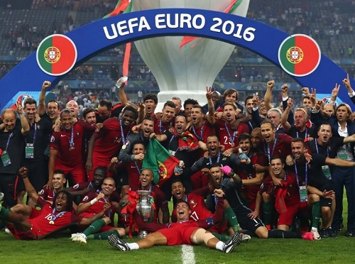 Portugal beat France to win Euro 2016.