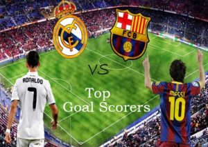 Barcelona vs Real Madrid top goal scorers list