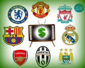 Top Football Teams TV earnings
