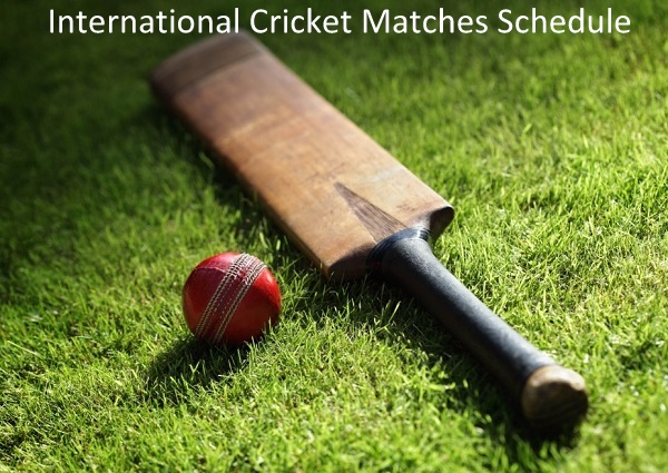 international cricket schedule