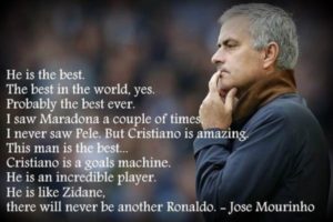 Jose Mourinho quotes about Cristiano Ronaldo