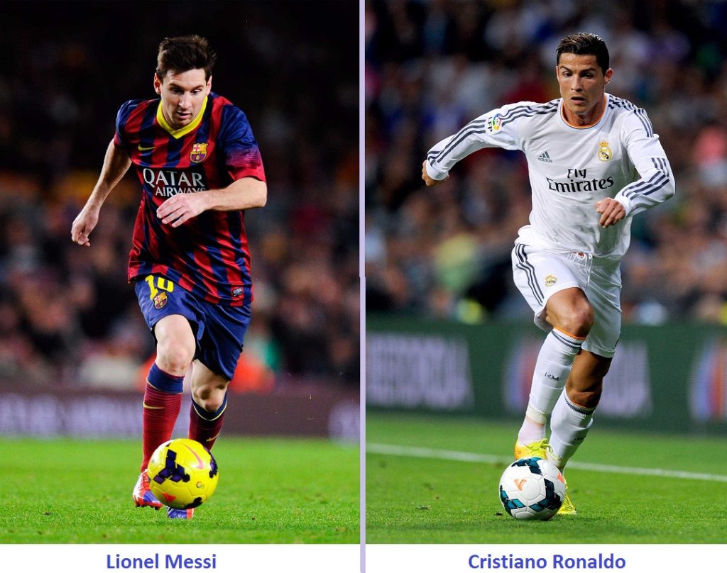 Lionel Messi vs Cristiano Ronaldo 