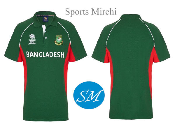 Bangladesh cricket team jersey for 2017 champions trophy.