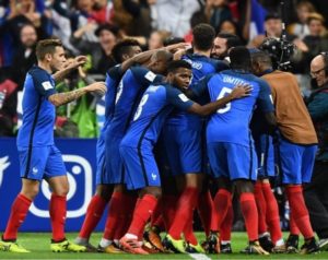 France qualify for FIFA world cup 2018
