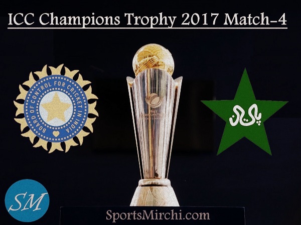 India vs Pakistan 4th match ICC Champions Trophy 2017