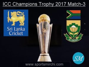 Sri Lanka vs South Africa match-3 live score 2017 ICC Champions Trophy