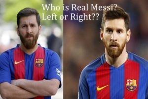 Who is Real Messi: Left or Right??