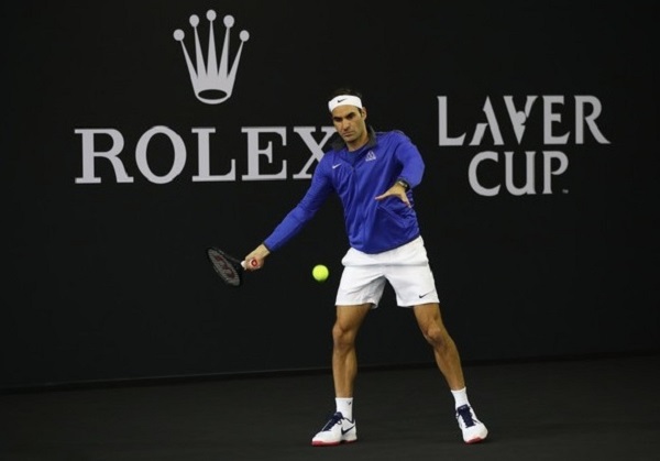 Roger Federer in Laver Cup