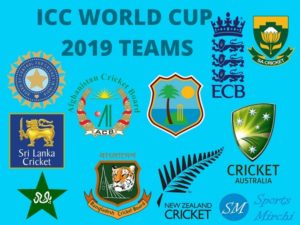 ICC World cup 2019 teams