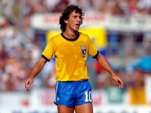 Brazilian Zico never won FIFA world cup trophy