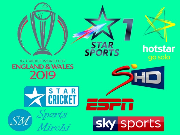 Cricket broadcasting channels in india