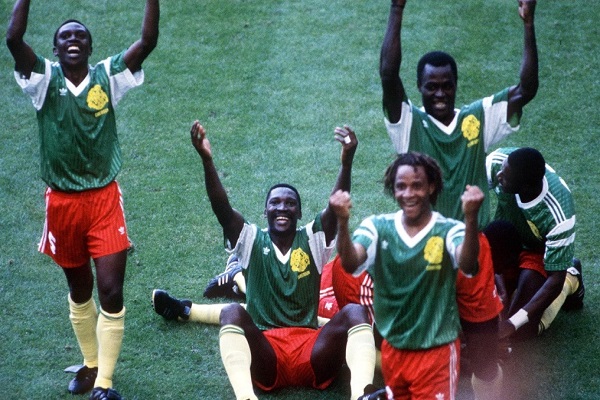 Cameroon beat Argentina in 1990 FIFA world cup group match