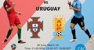 Uruguay vs Portugal Live Stream, TV Channels 2018 World Cup Round of 16