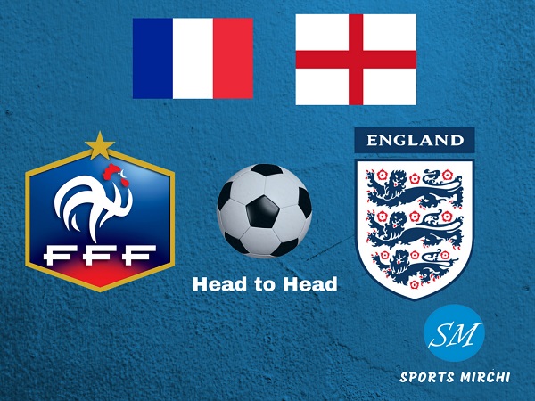 France vs England head to head football record