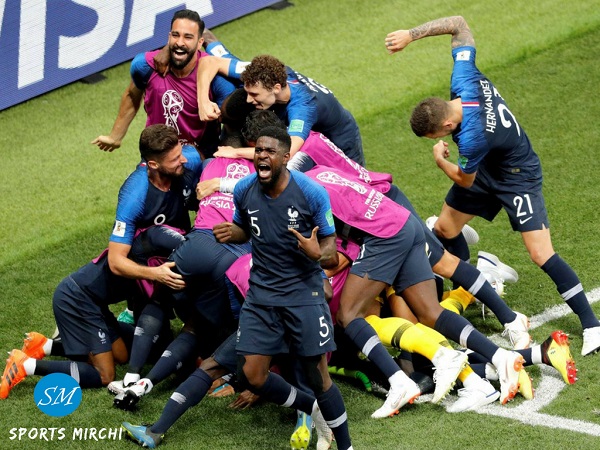France won FIFA world cup beating Croatia in final