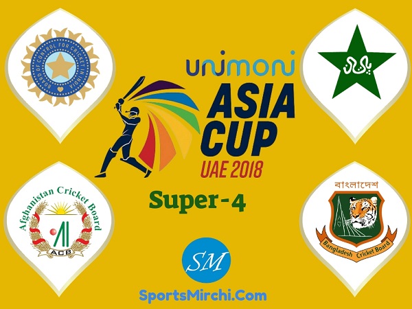 Asia Cup 2018 Super-4 teams, matches, schedule, fixtures