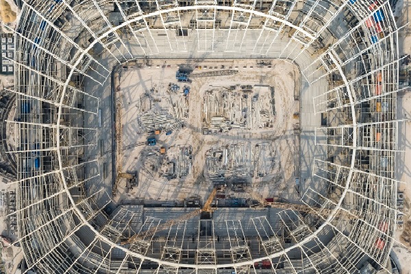 Al Rayyan Stadium under construction photo