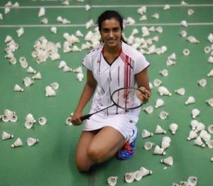 Badminton player PV Sindhu from India