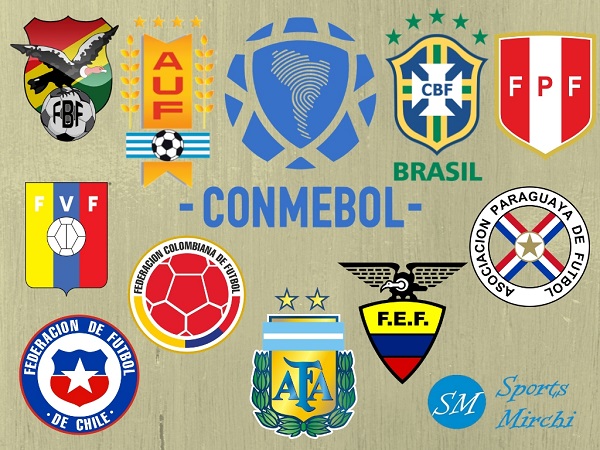 CONMEBOL Members, Countries, Teams Logo
