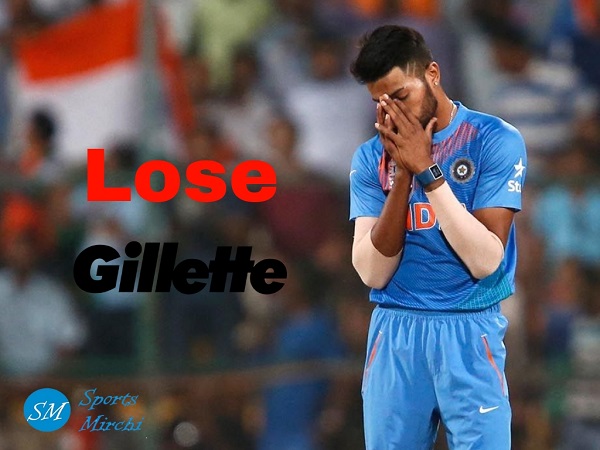 Gillette ends sponsorship with Hardik Pandya