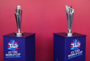 ICC men's, women's t20 world cup 2020 trophies