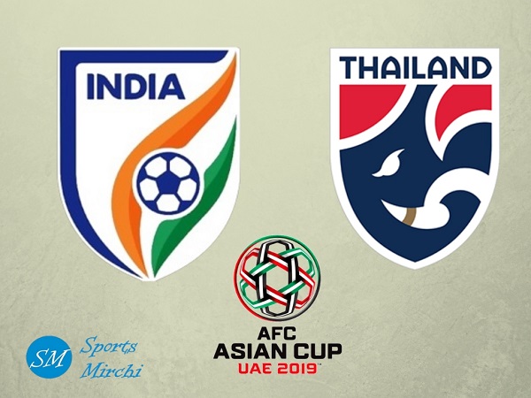 India vs Thailand 2019 Asian Cup football match