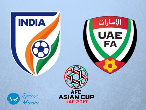 India vs UAE 2019 Asian Cup football match