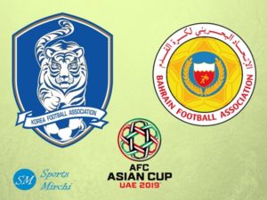 South Korea vs Bahrain 2019 Asian Cup match