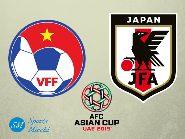 Vietnam vs Japan quarterfinal match of 2019 Asian Cup football