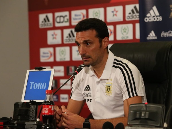 Argentina football team coach Lionel Scaloni