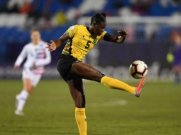 Konya Plummer from Jamaica Football team