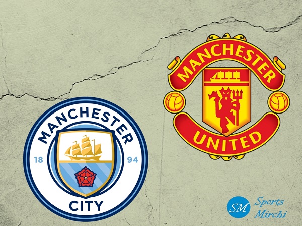 Manchester City vs Manchester United logo