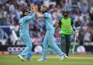 Ben Stokes was awarded player of the match against South Africa cwc19