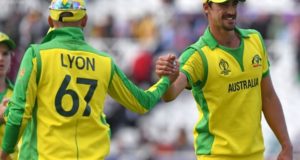 Starc took 5-wickets to help Australia beat West Indies in 2019 world cup league match